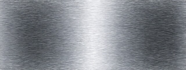 Metallic brushed gray surface with a subtle highlight