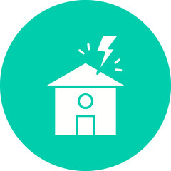 Fototapeta premium house icon vector illustration