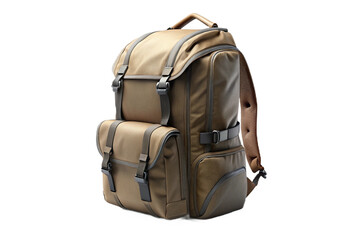 Naklejka premium backpack isolated on white background