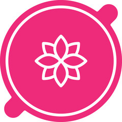 pink flower icon