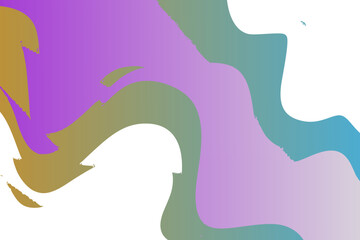 Abstract image featuring smooth, flowing shapes in various colors, including white, purple, green