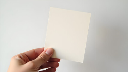 Obraz premium Recycled paper blank card minimal