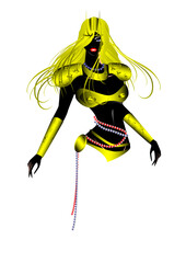 女性　戦士　ファッション