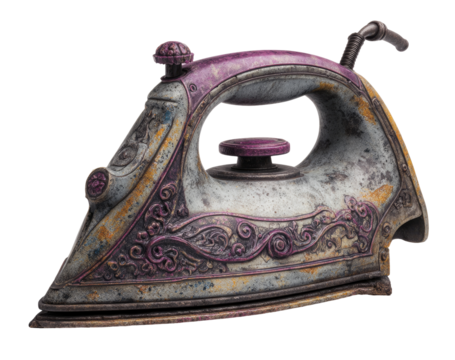 Vintage, ornate iron, aged and weathered