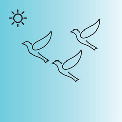 Flying dove of peace vector illustration with open wings