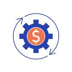 Zoom In icon outline editable stroke line drawing eps