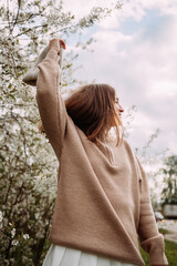 Woman in a Sweater 7284.