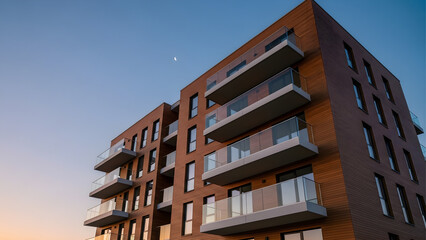 Modern Living Under the Moon – A Serene Urban Perspective