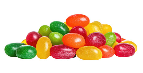 Colorful pile of assorted jelly beans