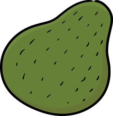 Illustration of avocado
