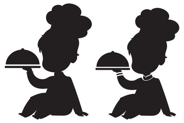 Minimalist Culinary Icon Set — Modern Food, Kitchen, and Restaurant Symbols in Line Art Vector Design