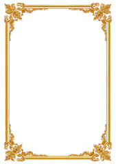 Obraz premium Ornate golden frame (1)