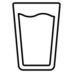 Drink water icon. Fresh water symbol. Hydration and clean drinking collection. Line Icon
