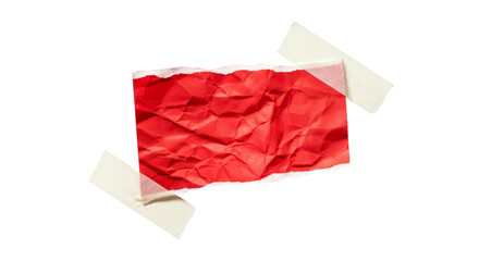 red torn paper edge 