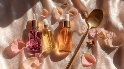 Luxury Skincare Oil Bottles