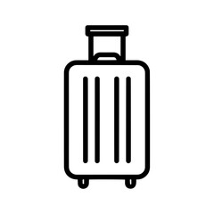 Vector art of suitcase icon