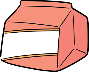 Illustration of snack bag
