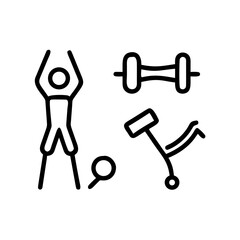 Fitness and rehabilitation, exercise and therapy