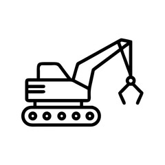 Grapple icon representing heavy machinery equipment