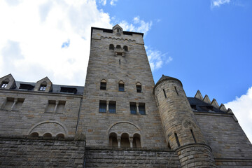 Imperial castle (Zamek Cesarski) in Poznan town, Poland. Facade of historical building © OleksKao