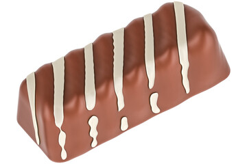 Rectangular Milk Chocolate Candy, transparent background