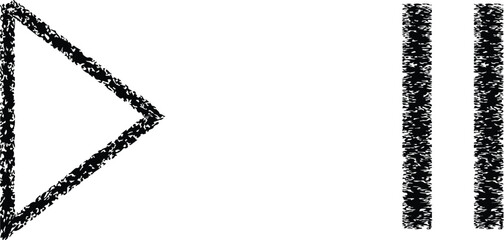 Crayon Play and Pause Media Control Set