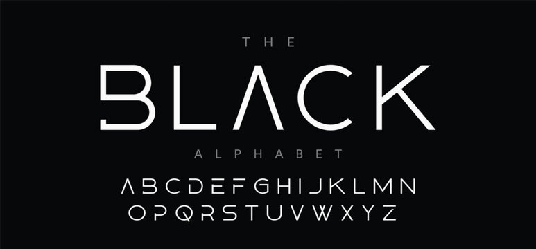 Abstract technology science alphabet lowercase font. digital space typography vector illustration design