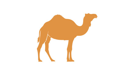Silhouette of a Camel with a Single Hump.