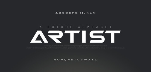 Abstract sport modern alphabet fonts. Typography bold typeface design for sport, technology, fashion, digital, future creative logo font. vector illustration

