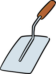 Illustration of trowel
