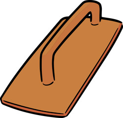 Illustration of trowel
