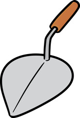 Illustration of trowel

