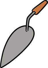 Illustration of trowel
