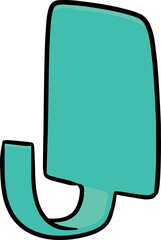 Illustration of wall hook
