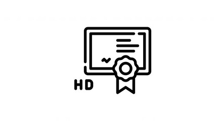 High definition certificate ideal for awards, diplomas, and recognition. Perfect for presentations, course completion, achievements, and accolades.
