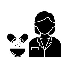 Pharmacist icon desigbn