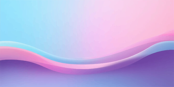 Soft pastel gradient waves flowing across a smooth abstract background