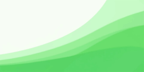 Abstract flowing green and white waves creating a soft organic background design