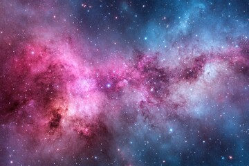 Obraz premium Celestial Tapestry: A vibrant display of cosmic wonder, a breathtaking scene of the Milky Way galaxy. swirling clouds of color and light.