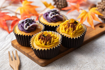 パンプキンのプチケーキ