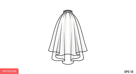 Elegant Black and White Skirt Fashion Illustration.