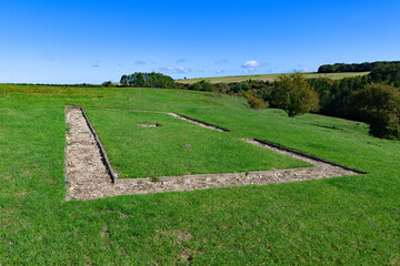 Excavations at Wharram Percy, Yorkshire Wolds.