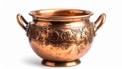 ceramic pot isolated on white