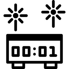 Clock Time Vector Icon