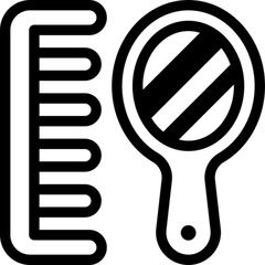 Barber Comb Vector Icon