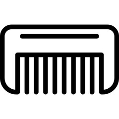Comb Vector Icon