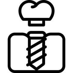 Dental Implant Icon