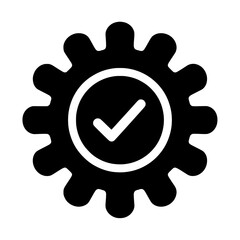 Approval Stamp and Check Mark Icon - Guaranteed Quality and Verification