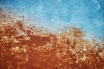 Photo of a rusty wall, abstract background.