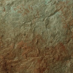 Textured Rock Surface with Hints of Green and Brown